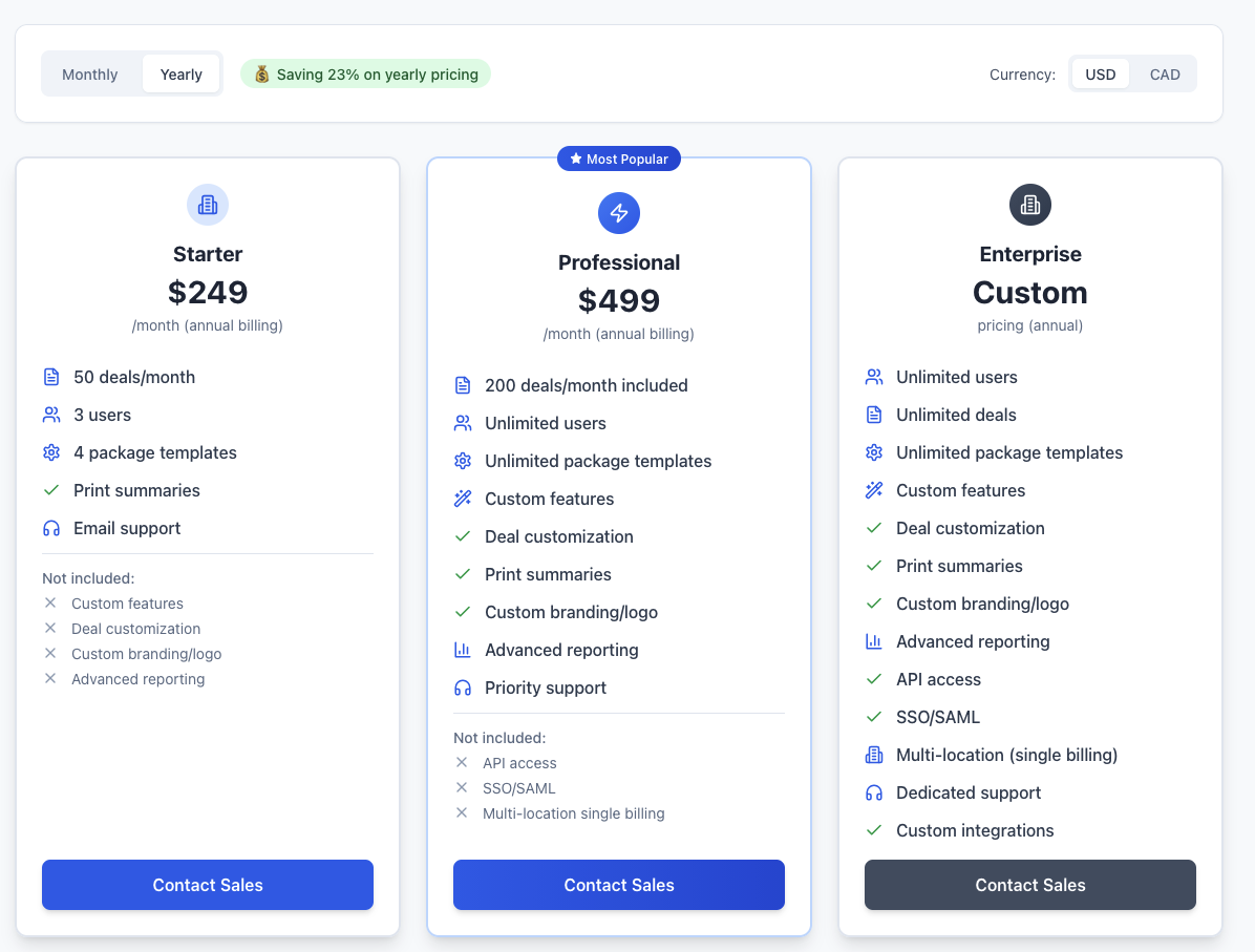 Subscription - App View